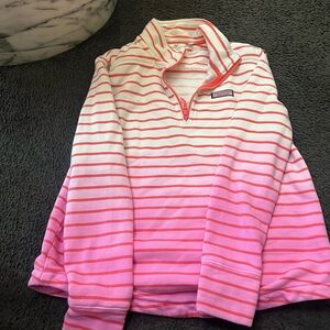 Vineyard Vines Pink Cowl Turtleneck Sweater